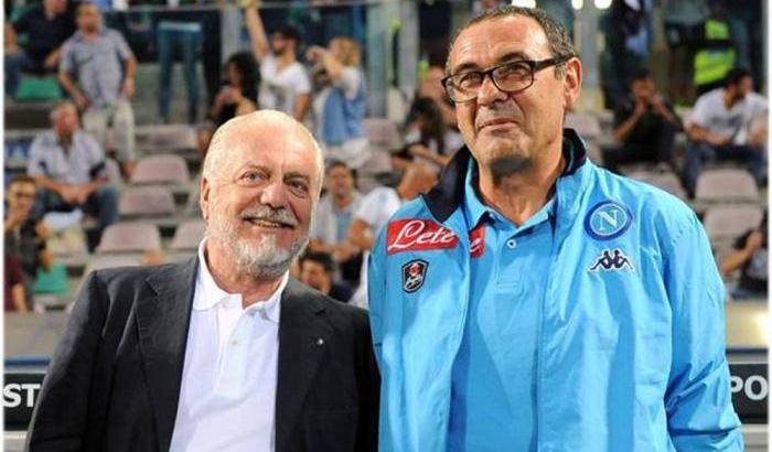 Termina l'era Sarri, De Laurentiis: "Grazie per le emozioni"