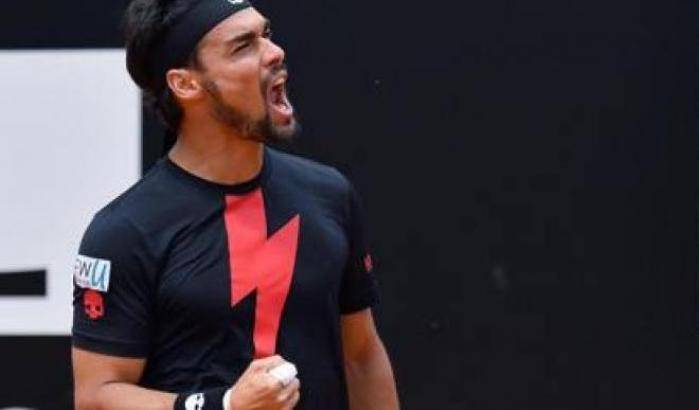 Internazionali d'Italia, continua il sogno di Fognini: per la prima volta ai quarti