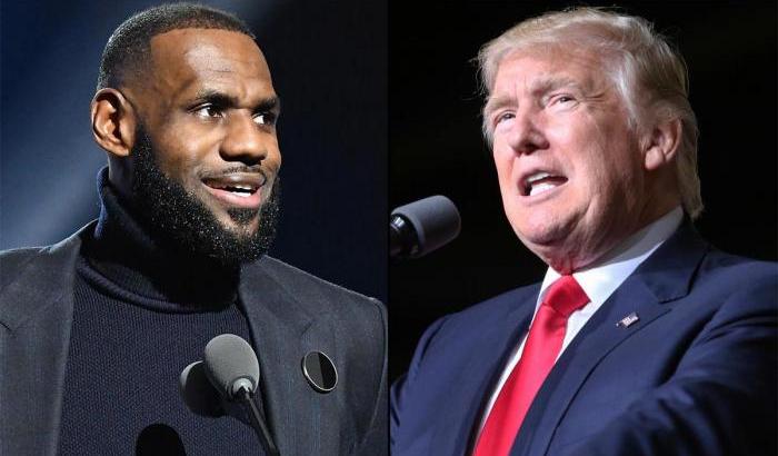 LeBron James contro Trump: alimenta il razzismo. E lo xenofobo si offende