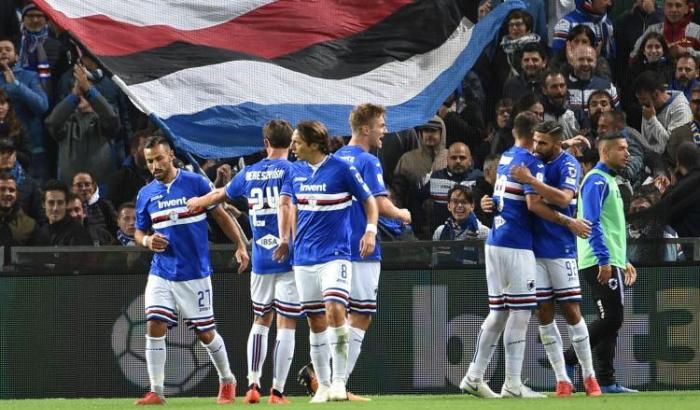 La Sampdoria soffre ma alla fine batte al Marassi la Spal: 2-1