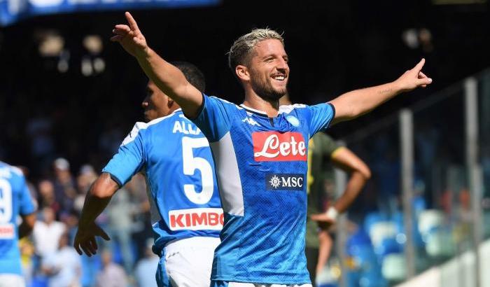 Mertens, una pennellata d'autore per diventare la storia del Napoli