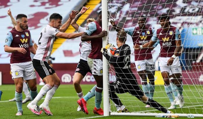 Premier League: Aston Villa Sheffield: gol regolare non concesso