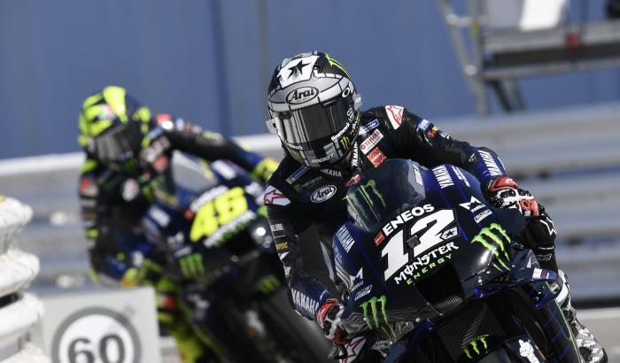 MotoGp, qualifiche di Misano: dominio Yamaha. Vinales in pole position