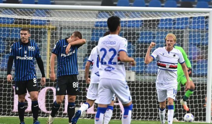 Atalanta Sampdoria 1-3: colpo dei blucerchiati allo Gewiss Stadium