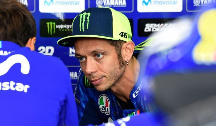 Rossi sempre positivo, in dubbio il Gp di Valencia