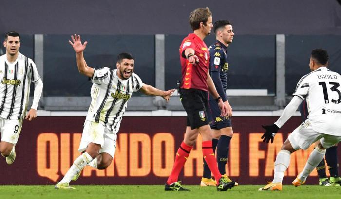 La Juventus si fa rimontare ma poi passa: Genoa battuto 3-2 ai supplementari grazie a Rafia