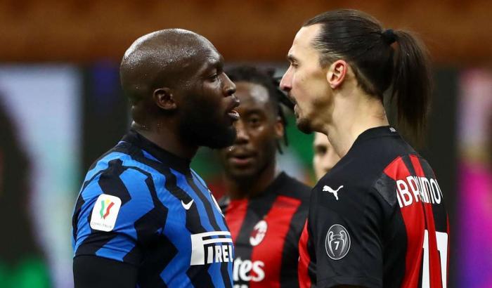 Rissa Ibra-Lukaku durante il derby, ecco cosa si sono detti