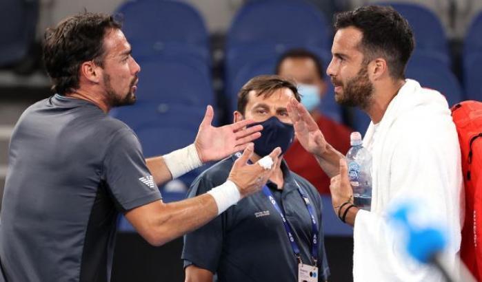 Fognini-Caruso: lite furiosa agli Australian Open