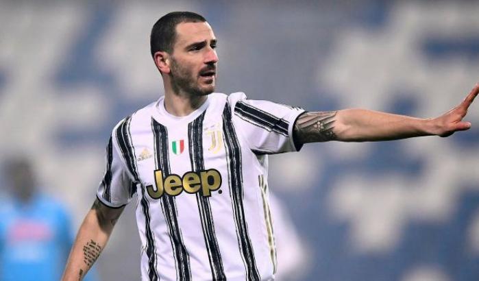 Bonucci infortunato non potrà giocare per 3 settimane