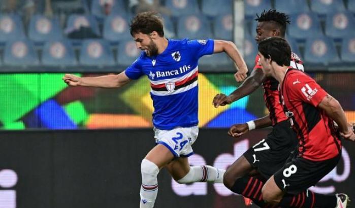 Al Milan basta Diaz per passare a Marassi: Sampdoria battuta 1-0