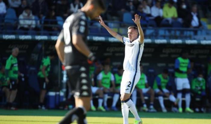 Vince la Dea a Empoli con 4 reti, pareggiano in rimonta Udinese e Genoa in casa contro Bologna e Sassuolo