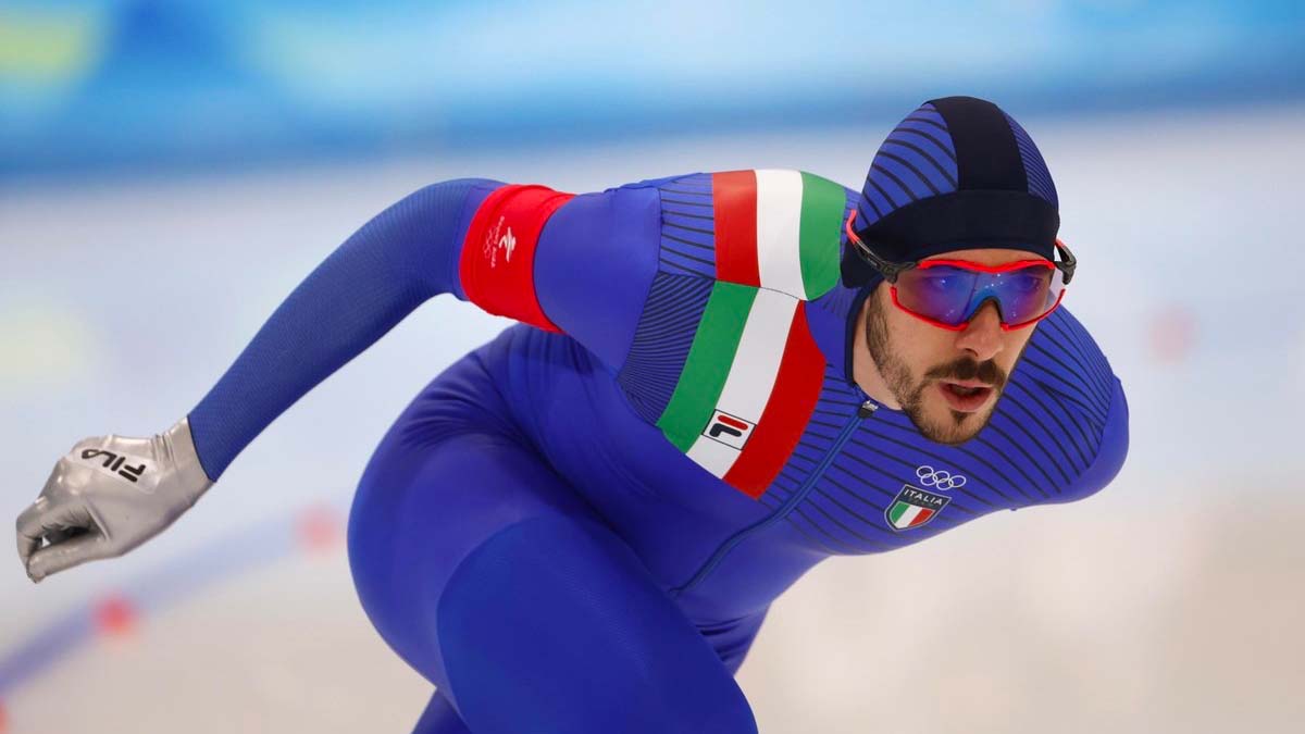 Pattinaggio di velocità, Davide Ghiotto vince la medaglia di bronzo